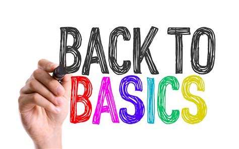 Back to Basic .